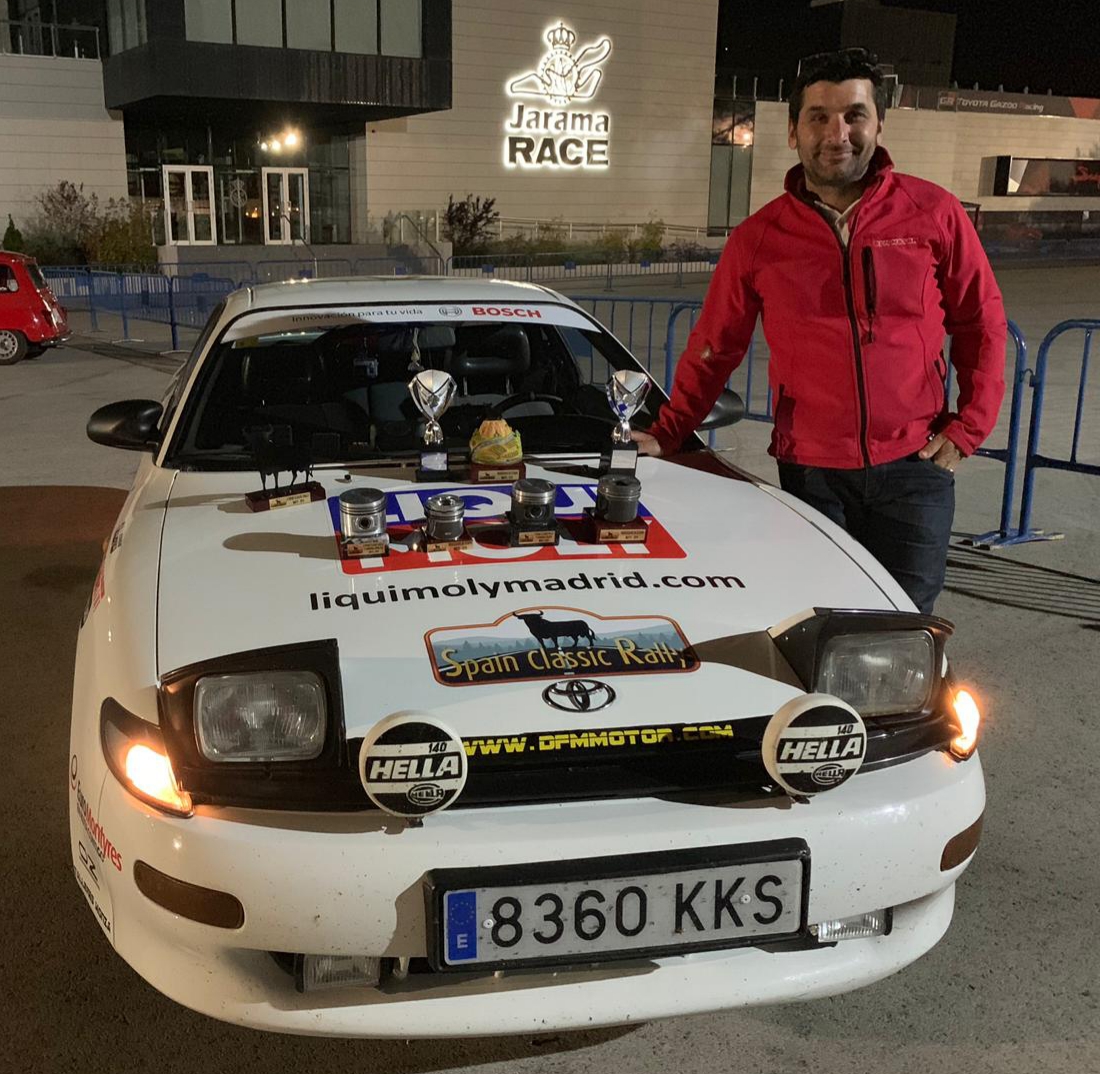 Liqui Moly Madrid Store campeones de Spain Classic Rally con DFM Motor