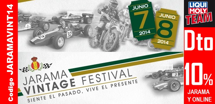 Visita LIQUI MOLY Madrid en Jarama Vintage Festival con un 10% Dto!